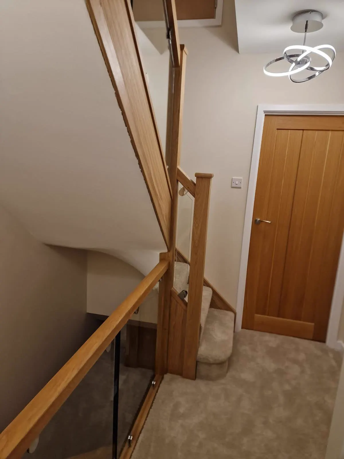 Oak & Glass Staircase